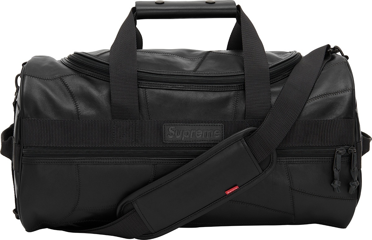 Patchwork Leather Duffle Bag